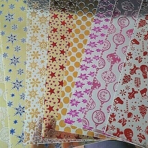 CraftbudyUS A4 Color Sheets Of Holiday Card/Craft 250GSM, 9 sheets Mixed Designs
