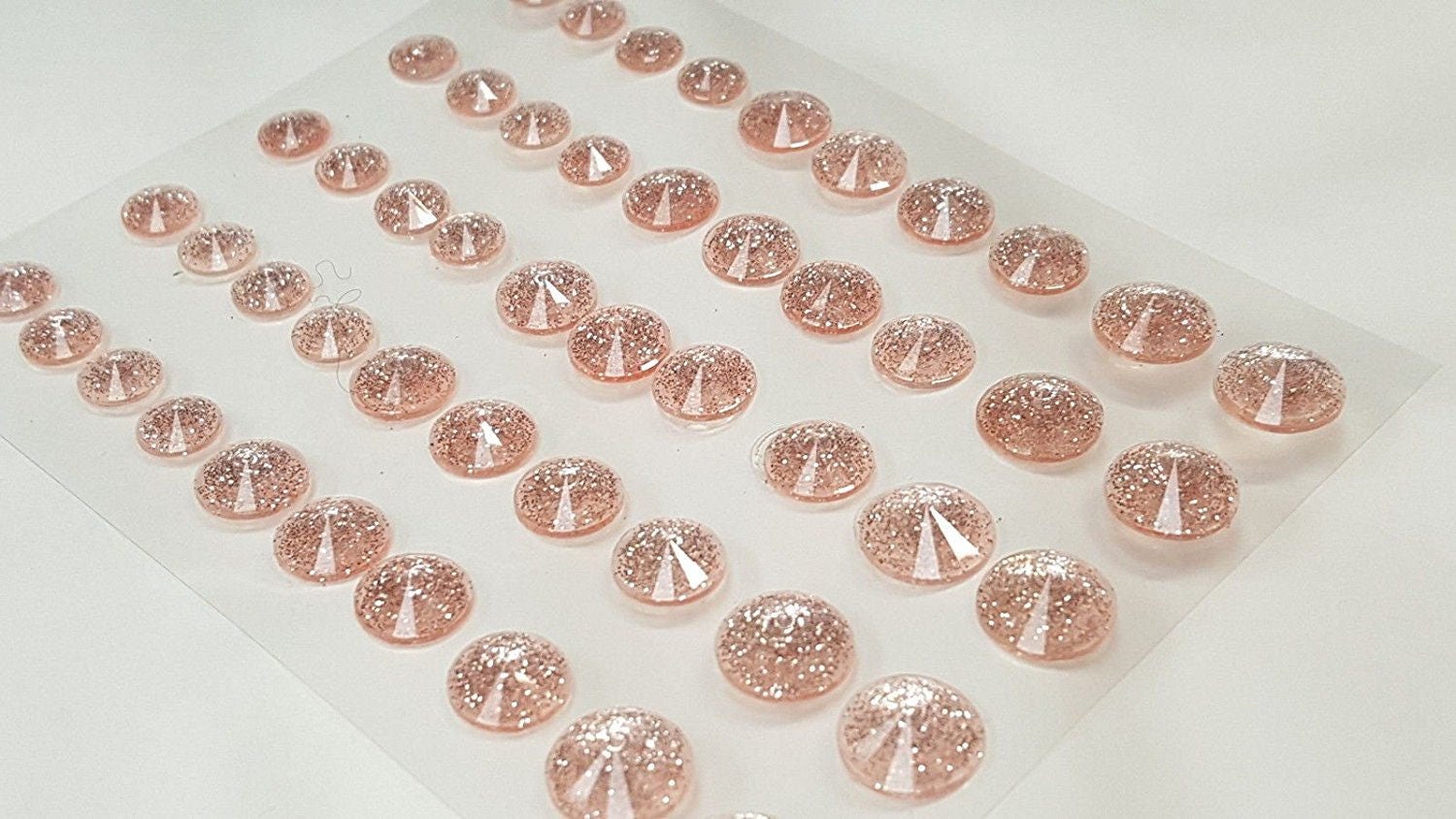 40 X Self Adhesive PINK Round Diamond Rhinestones Acrylic Crystals Stick on  Gems for Card Making, Crafts, Wedding Invitations 
