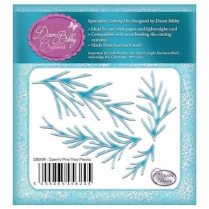 CraftbuddyUS DBX08 Pine Tree Pieces Four Die Set