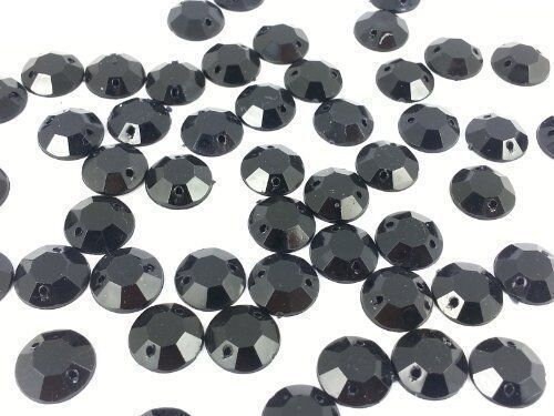 Black Sew on Stones - Etsy