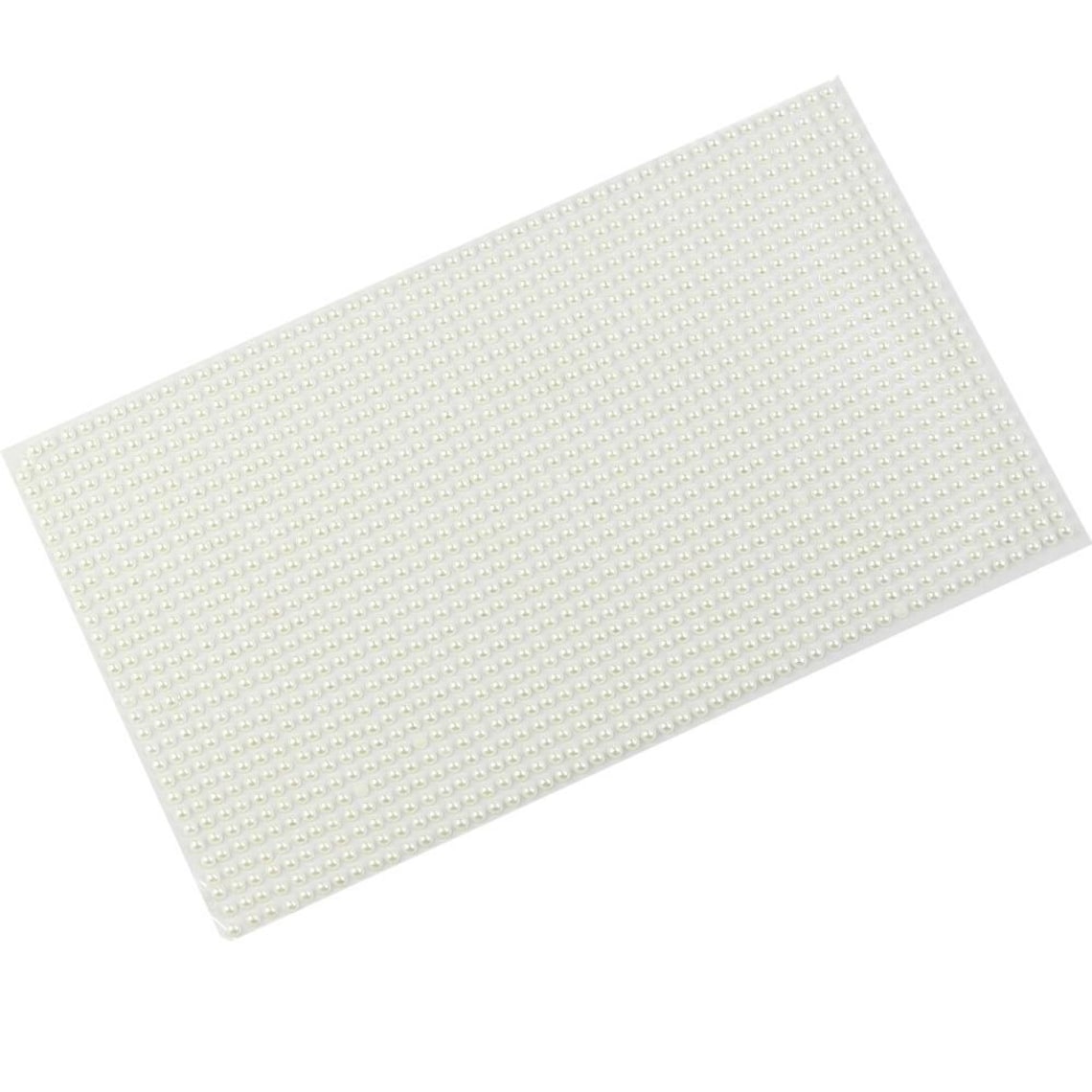 Motifs à Broder CraftbuddyUS - Fleurs Blanches à 2 Couches Avec Perles - 2,25 Pouces (lot De 10)