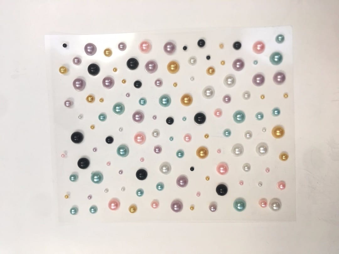 Craftbuddyus CB012P 120 Pcs Mixed Pearl Self Adhesive Pearl Gems 2, 4