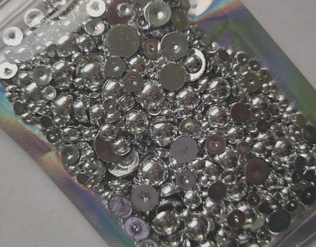 CraftbuddyUS 1000pcs 5mm Flat Back Rhinestones – Mixed Color Gem Mix For DIY Crafts