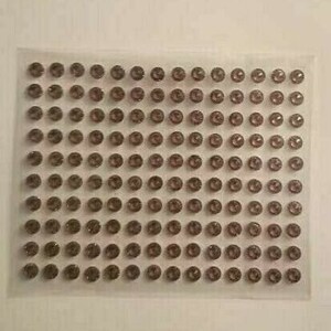 CraftbuddyUS DBG04-6L 140 pegatinas autoadhesivas de gemas de resina puntiagudas de 0.236 in, color lila