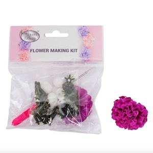 CraftbuddyUS Flower Making Kit - Camellia - VIOLET - BB01VL, Crafting
