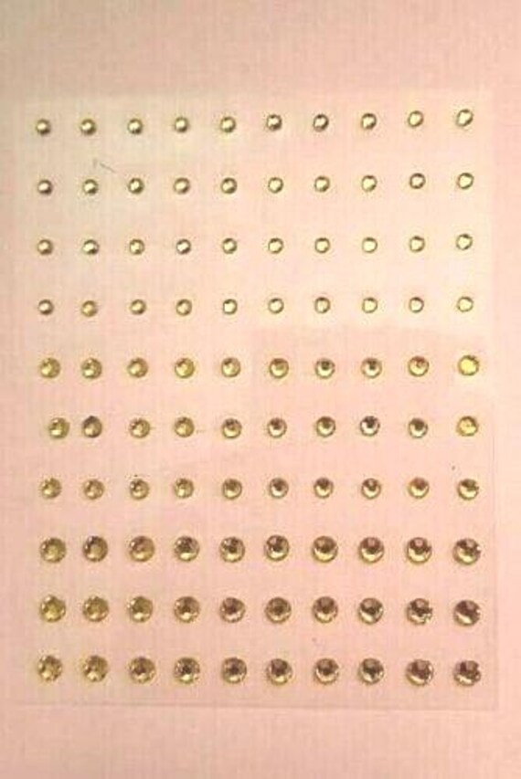 BUDDY BELT イエローラインストーン付き NO4 CraftbuddyUS 100個