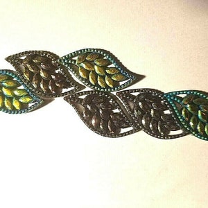 CraftBuddyUS Set of 6 Fantasy Leaf Resin Embellishments