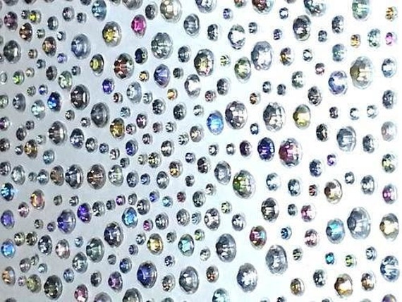 352 Self Adhesive Diamante Stick on Rhinestones Gems Crystals Beads Size  5mm 