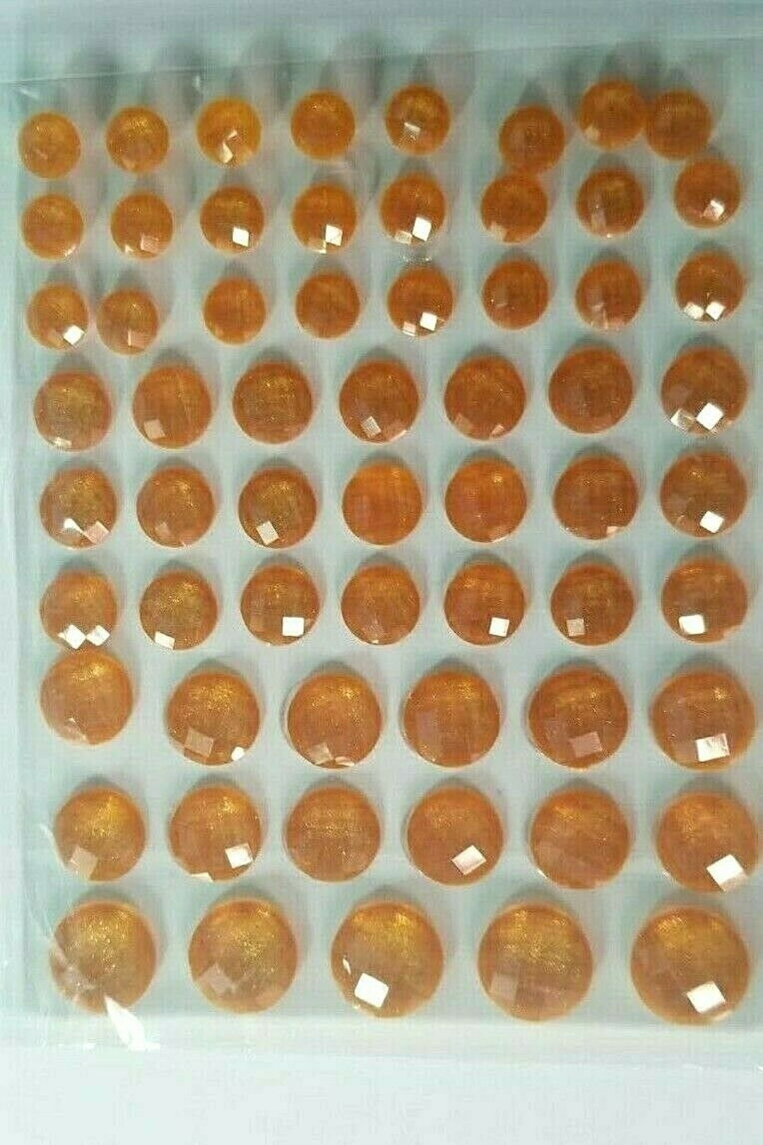 【美品】STRONG GEM 19号　ours Craftbuddyus 62pcs X 8,10,12,14mm GOLD Individual FACETED