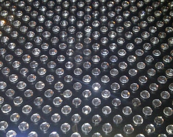CraftbuddyUS 616 pieces 4mm Self Adhesive Clear Diamante CrystaL Rhinestone Gems, Card Making, Crafting