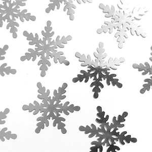 CraftbuddyUS MS1 -20pcs 37mm Decorative Metal Filigree Snowflakes Wedding Toppers