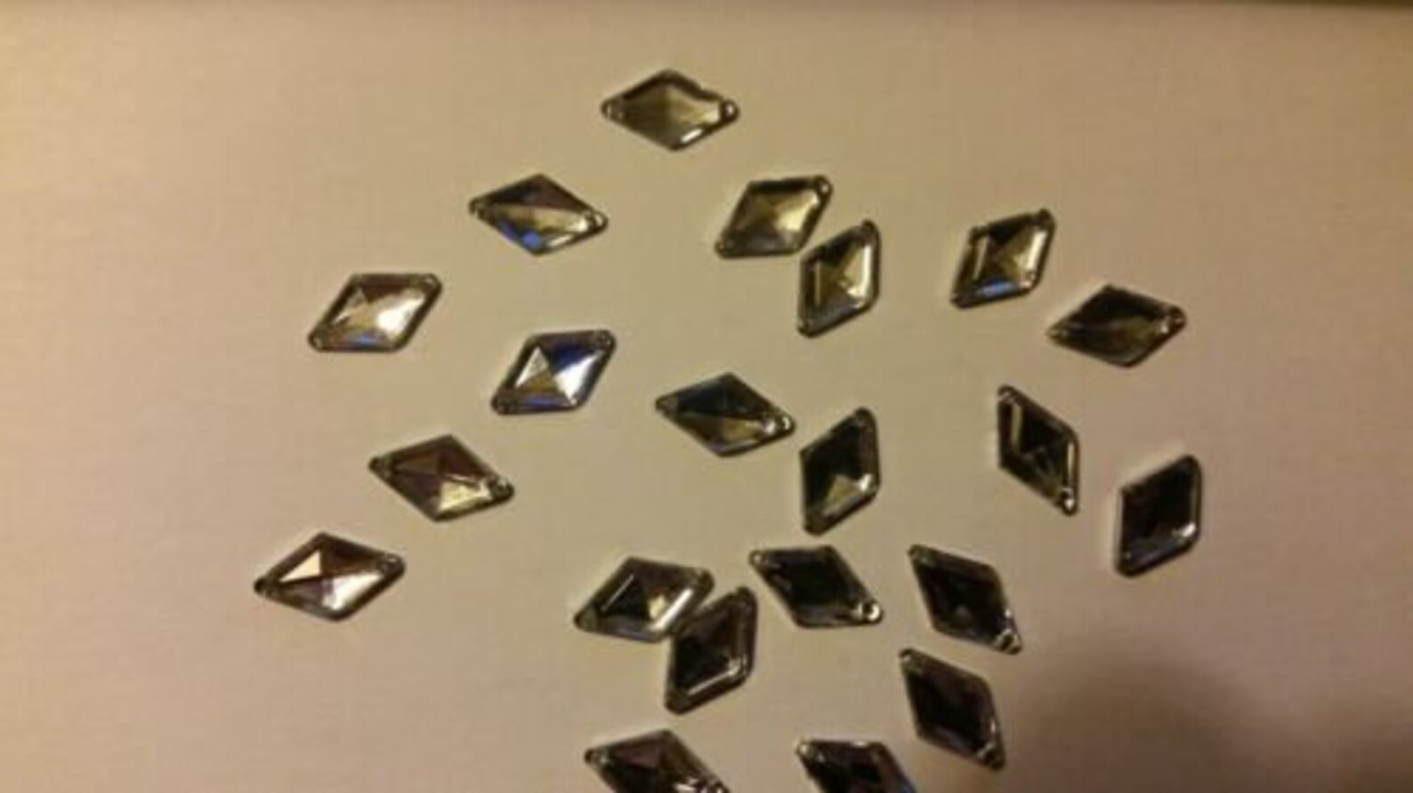 9 Boutons Strass Cristal Facetté Argent 20 Mm - CraftbuddyUS - Pour Couture & Déco