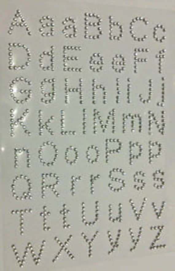 CraftbuddyUS 2 x/"8/" Self Adhesive StickOn Clear Rhinestone Numbers Crystal Gems