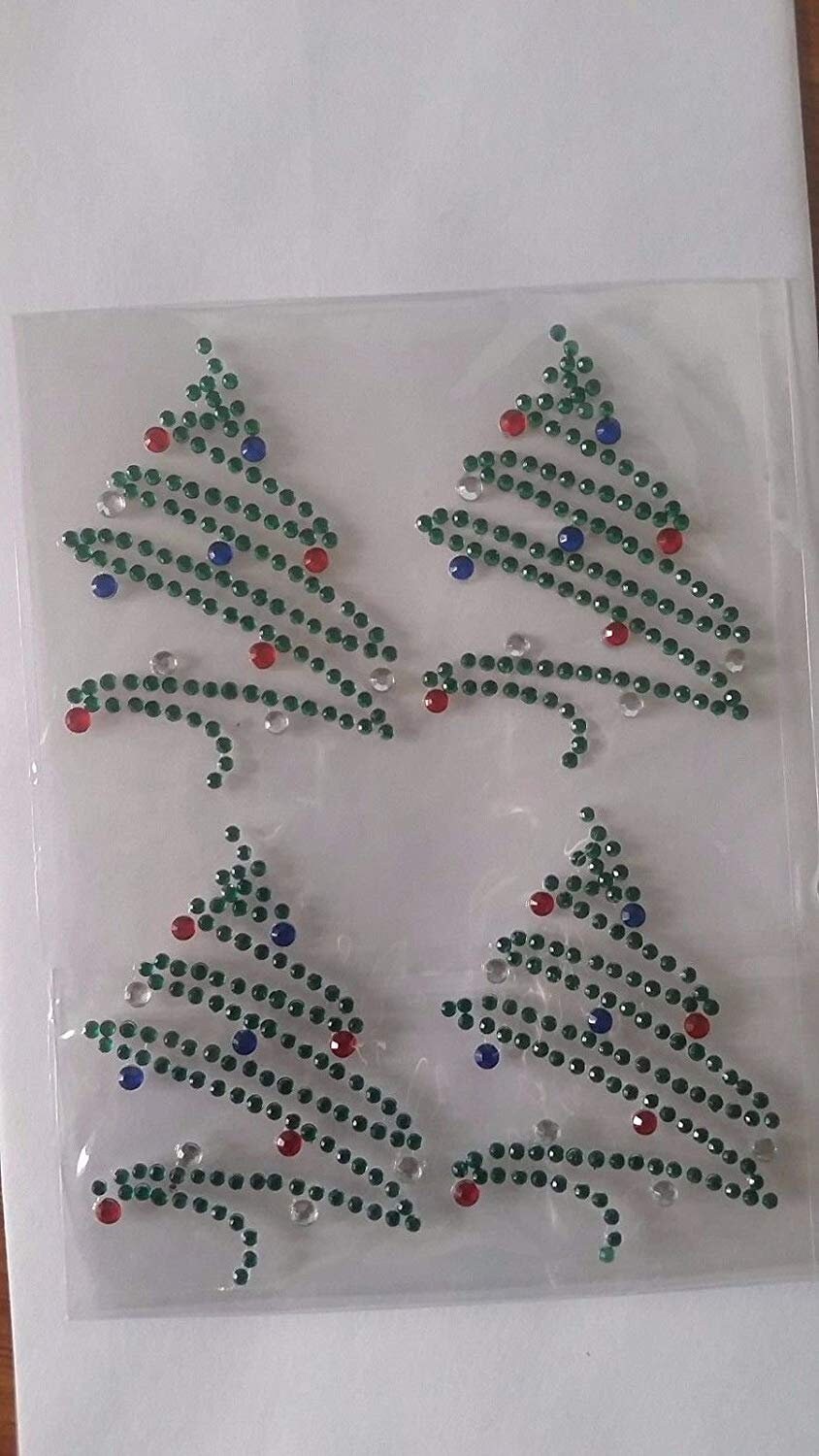 6 Large Snowflake Stickers Sparkly Resin Rhinestone Self Adhesive  Embellishments Crafts Christmas