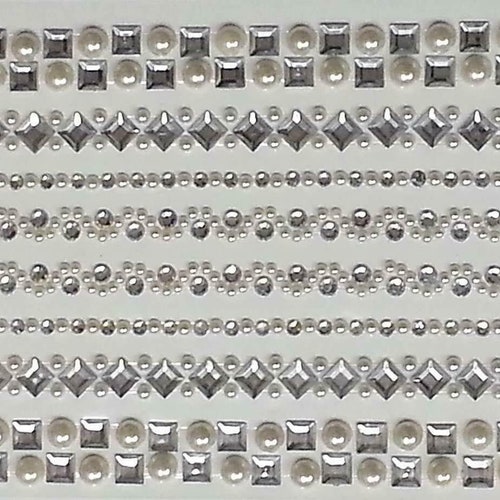 Craftbuddyus Rhinestone/pearl Assorted Self Adhesive Sticker Etsy