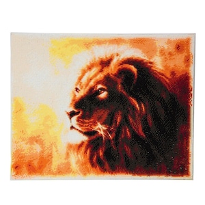 Craft BuddyUS CAK-A30: &quot;Proud Lion&quot; Framed Crystal Art Kit, 40 x 50cm