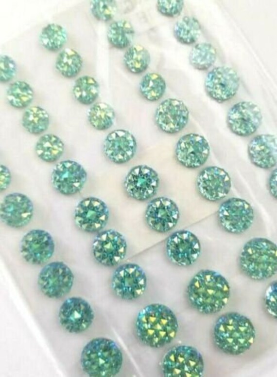 4 Fogli 1300 Pezzi Adesivi Strass, Autoadesivo Cristallo Strass Adesivo
