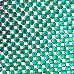 CraftbuddyUS 1500 5mm Green Self Adhesive Rhinestones Sheet Stick on Gems Craft