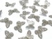 CraftbuddyUS BF3- 10pcs Silver Filigree Metal Butterfly Embellishments, Wedding Craft 