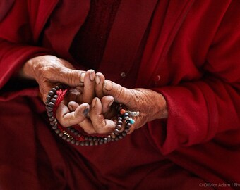 Mudra, Tungri nunnery, Zanskar, India, 2012