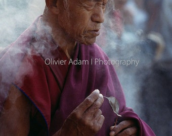 Under the Boddhi tree, Bodhgaya, India, 2002