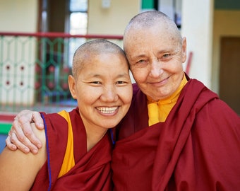 Jetsunma Tenzin Palmo, South India, 2016