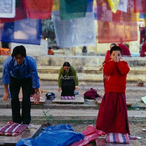 Mahabodhi temple, Bodhgaya, India, 2003