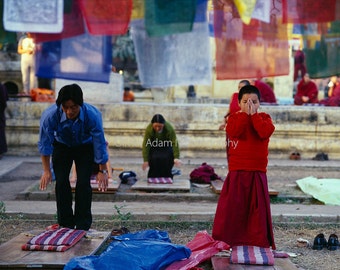 Mahabodhi temple, Bodhgaya, India, 2003