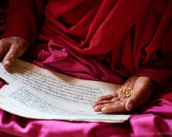 Giving, Tungri nunnery, Zanskar, India, 2012