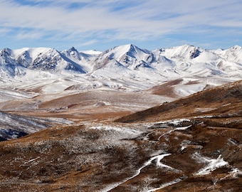 Winter Tibetan landscape