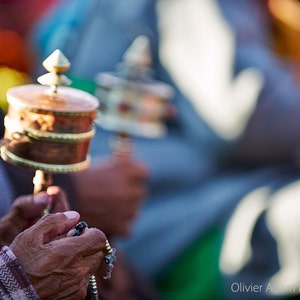 Prayer wheel, Zanskar, India, 2012