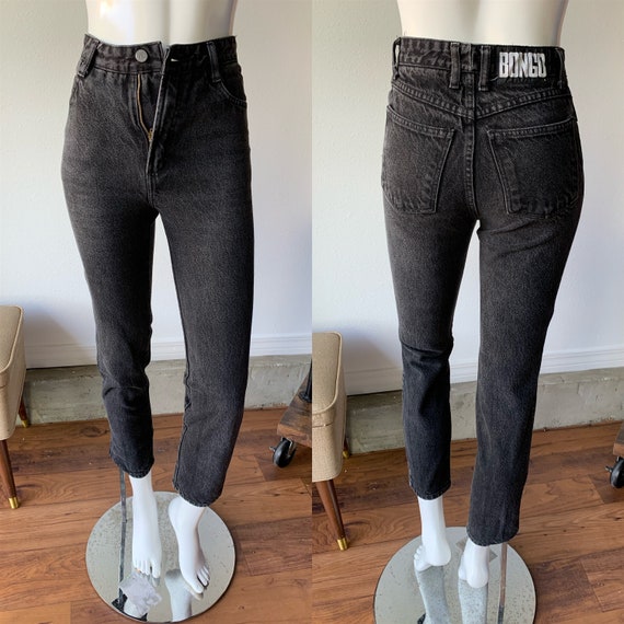 90s Jeans - Vintage 1990’s Bongo Black Skinny High