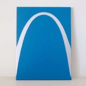 ST LOUIS Arch PAINTING - St. Louis Art - Saint Louis Housewarming Gift - Saint Louis Decor - Gateway Arch Decoration - Modern St. Louis