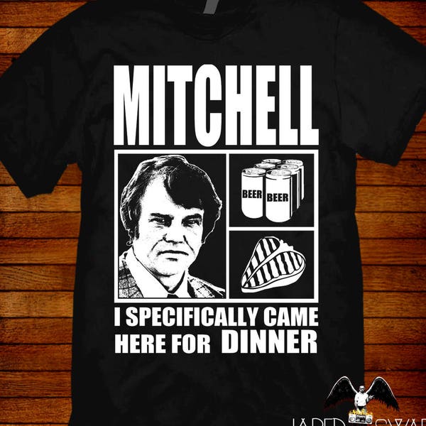 MST3K Mitchell T-Shirt: "Dinner" Design by Jared Swart