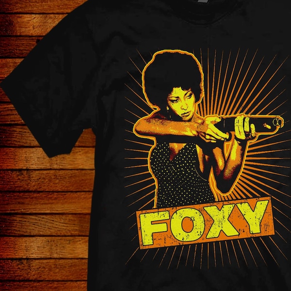 70s style T-shirt Pam Grier Foxy Brown Coffy.  Sizes S M L XL 2XL 3XL 4XL 5XL also in ladies fit S-2XL