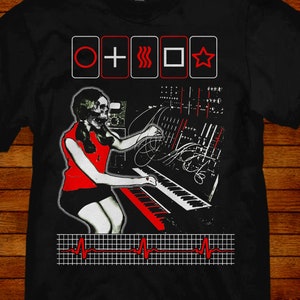 Camiseta Jared Swart Art Show 2021: "Telepatia Musical no Final" Tamanhos S M L XL 2XL 3XL 4XL 5XL também em ajuste feminino S-2XL