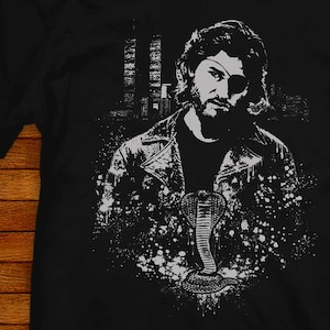 S’échapper de New York chemise Snake Plissken oeuvre par Jared Swart S M L Xl 2xl 3xl 4xl 5xl également en dames s’adapter S-2xl