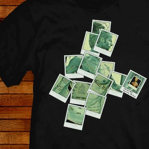 Memento t-shirt original artwork by Jared Swart . Sizes S M L XL 2XL 3XL 4XL 5XL also in ladies fit S-2XL