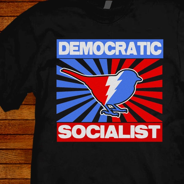 Democratic Socialist T-shirt Bernie Sanders Birdie