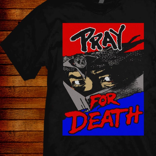Pray For Death T-shirt VHS Classics Series. Sizes S M L Xl 2xl 3xl 4xl 5xl
