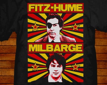 Camiseta de Espías como nosotros: Fitz-Hume y Milbarge, ilustraciones de Jared Swart