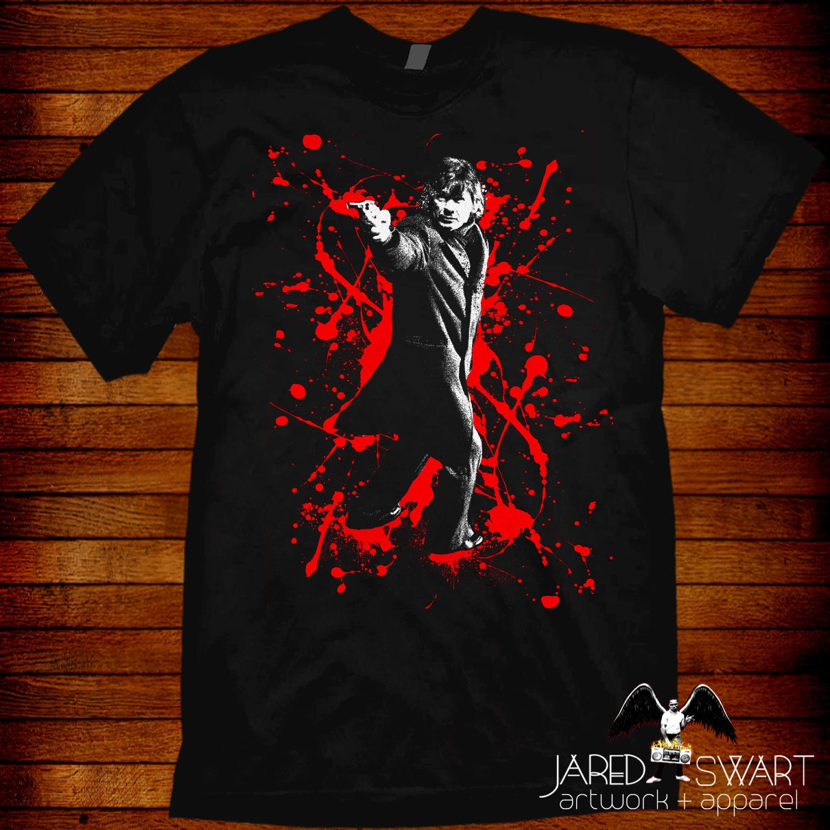 Death Wish T-shirt inspired by the 1974 Charles Bronson movie. Sizes S M L Xl 2xl 3xl 4xl 5xl