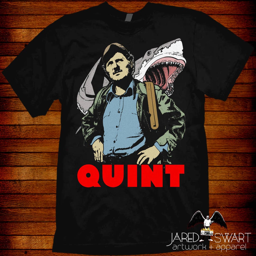 Jaws Tshirt quint Based on the Classic 1975 Movie. Sizes S M L Xl 2xl