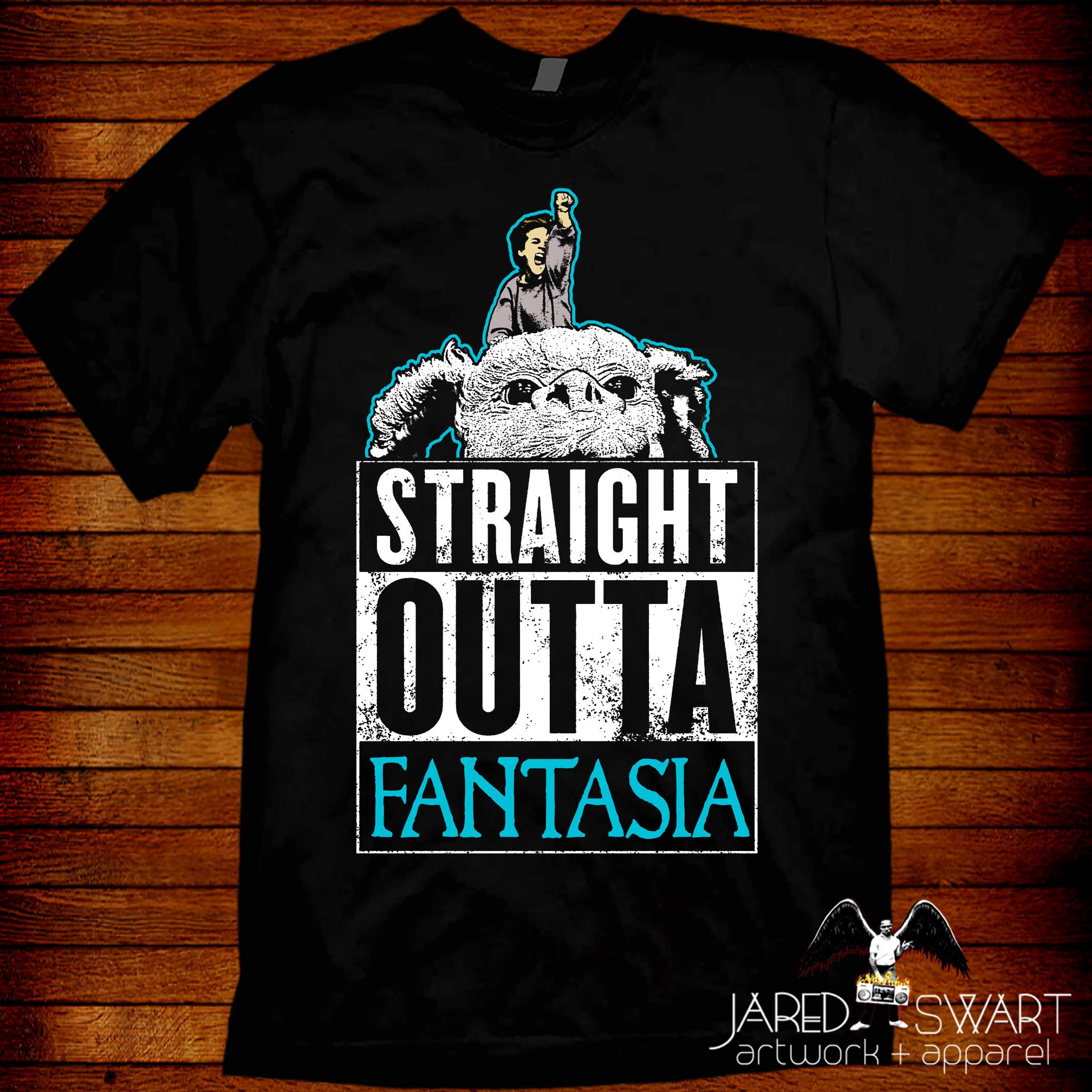 ネバーエンディングストーリーTシャツ：80年代映画パロディ 