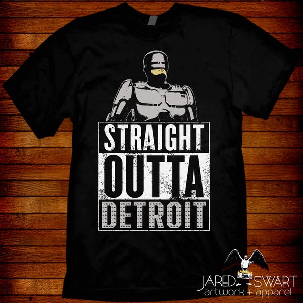 Robocop T-Shirt: Detroit Pop-Art Movie Tee
