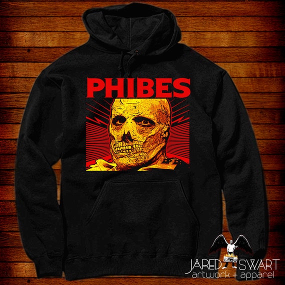 Horror Hoodie Dr. Phibes S M L XL 2XL 3XL 4XL 5XL