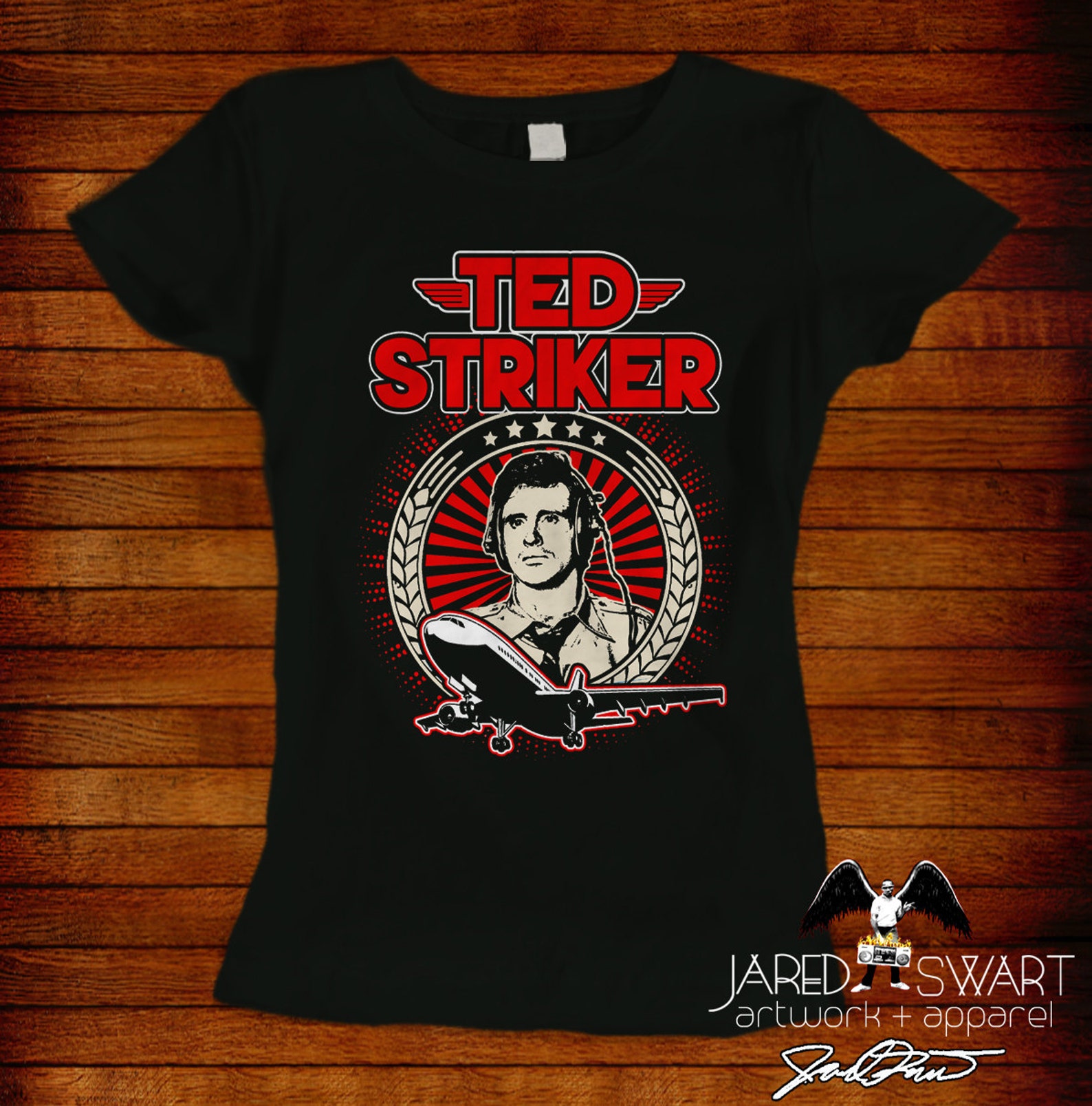 Airplane Movie Shirt Ted Striker by Jared Swart S M L Xl 2xl Etsy
