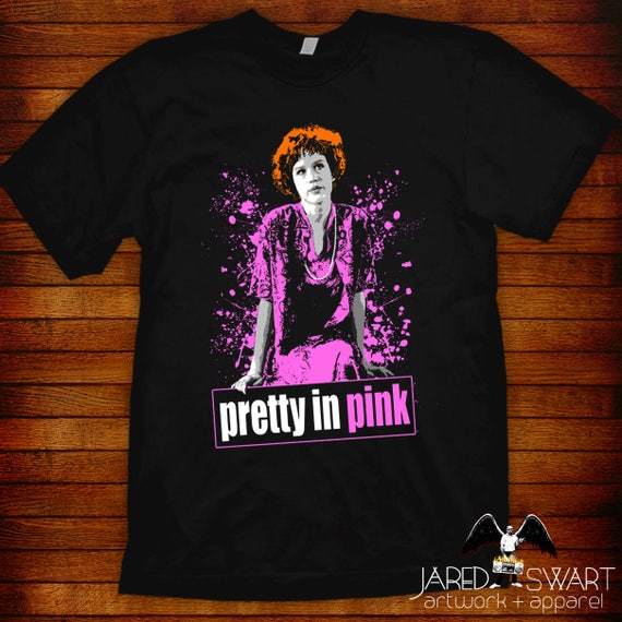 Pretty in Pink T-Shirt: 80s Movie Inspired Pop Art