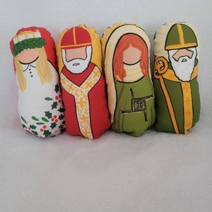 Catholic Saint Doll plush/holiday/Christmas/Irish