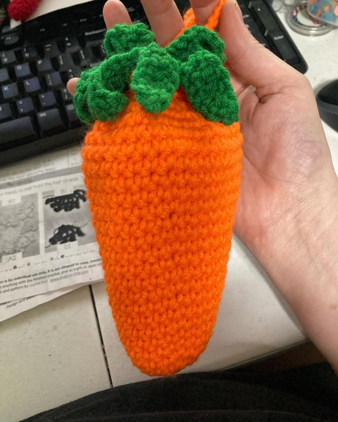 Carrot Bag Carrot Purse 